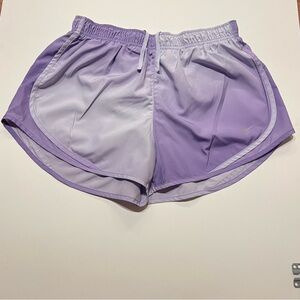 Nike Lavender Two-Tone Athletic Shorts